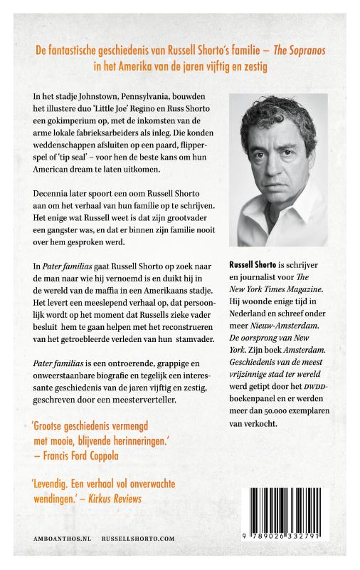 Achterkant van Pater familias