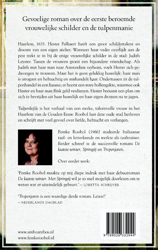 Achterkant van Tulpenliefde