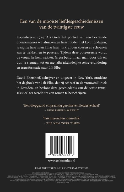 Achterkant van Het Deense meisje