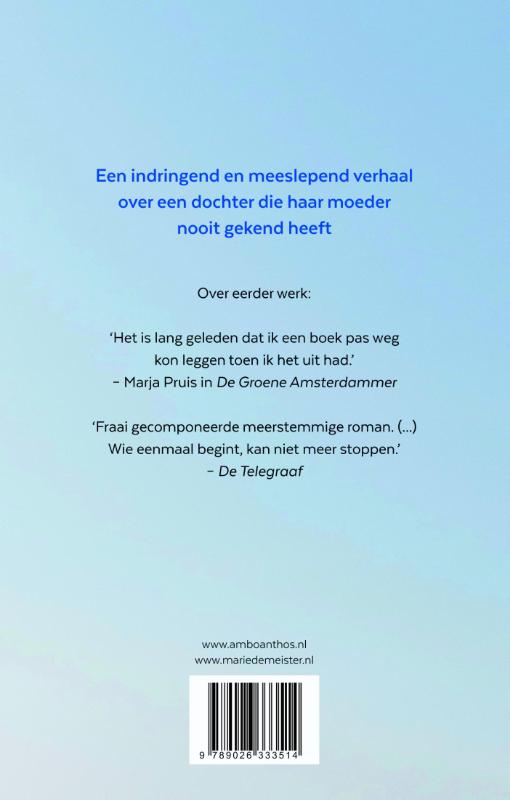 Achterkant van De stilte van Thé