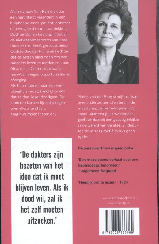 Achterkant van Wat doen we met moeder