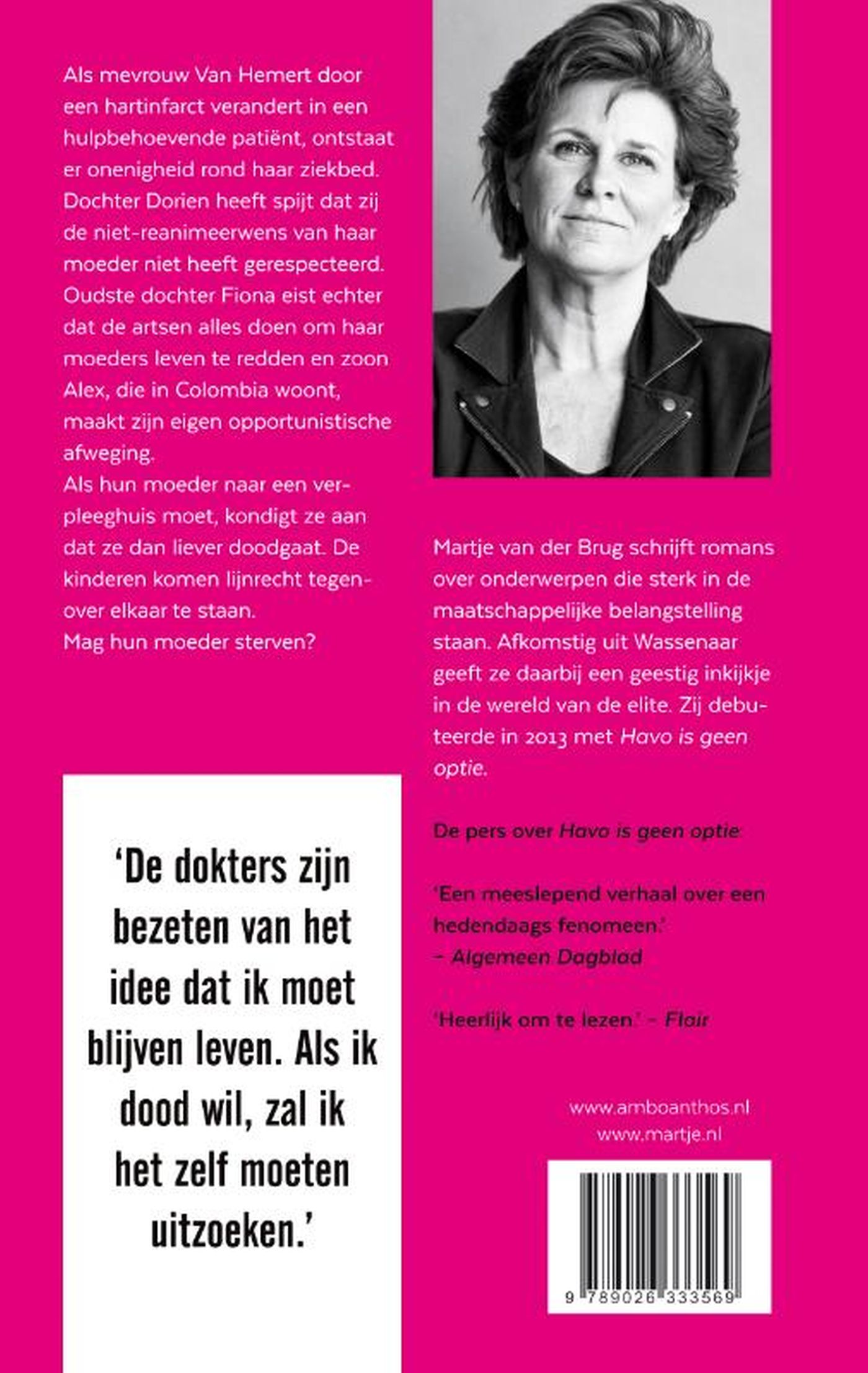 Achterkant van Wat doen we met moeder