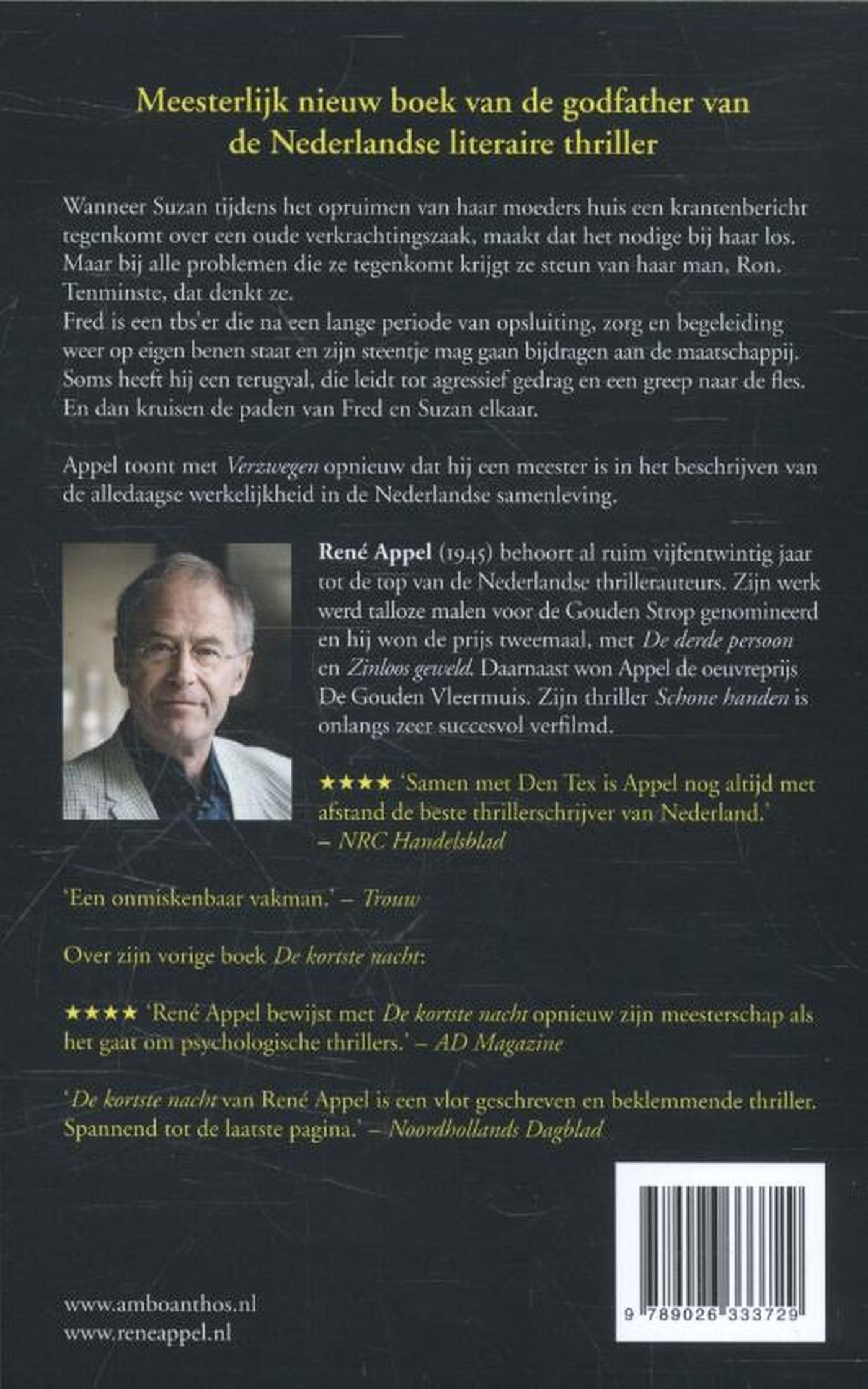 Achterkant van Verzwegen