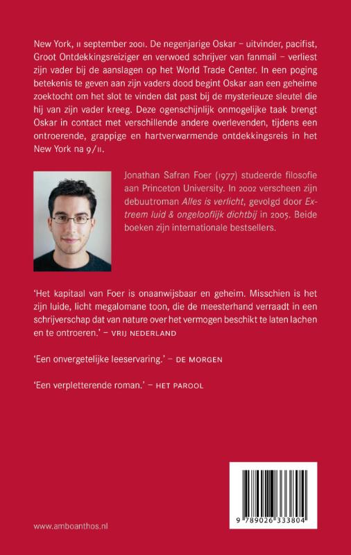 Achterkant van Extreem luid & ongelooflijk dichtbij