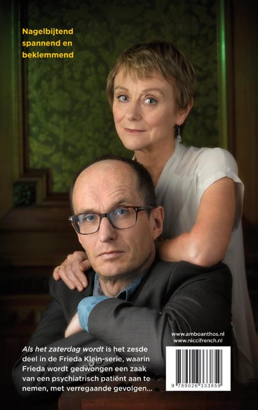 Achterkant van Als het zaterdag wordt