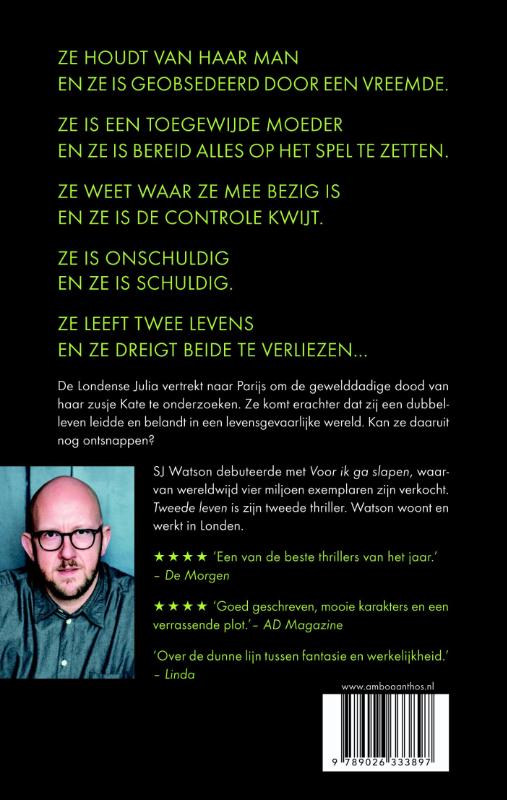 Achterkant van Tweede leven