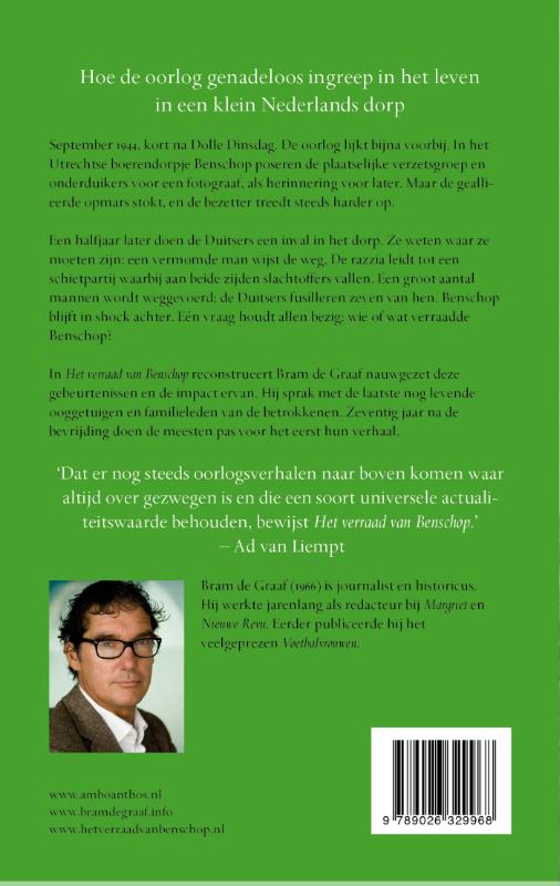 Achterkant van Het verraad van Benschop
