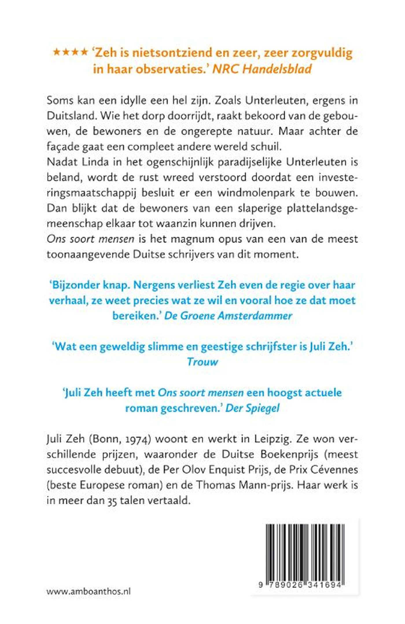 Achterkant van Ons soort mensen