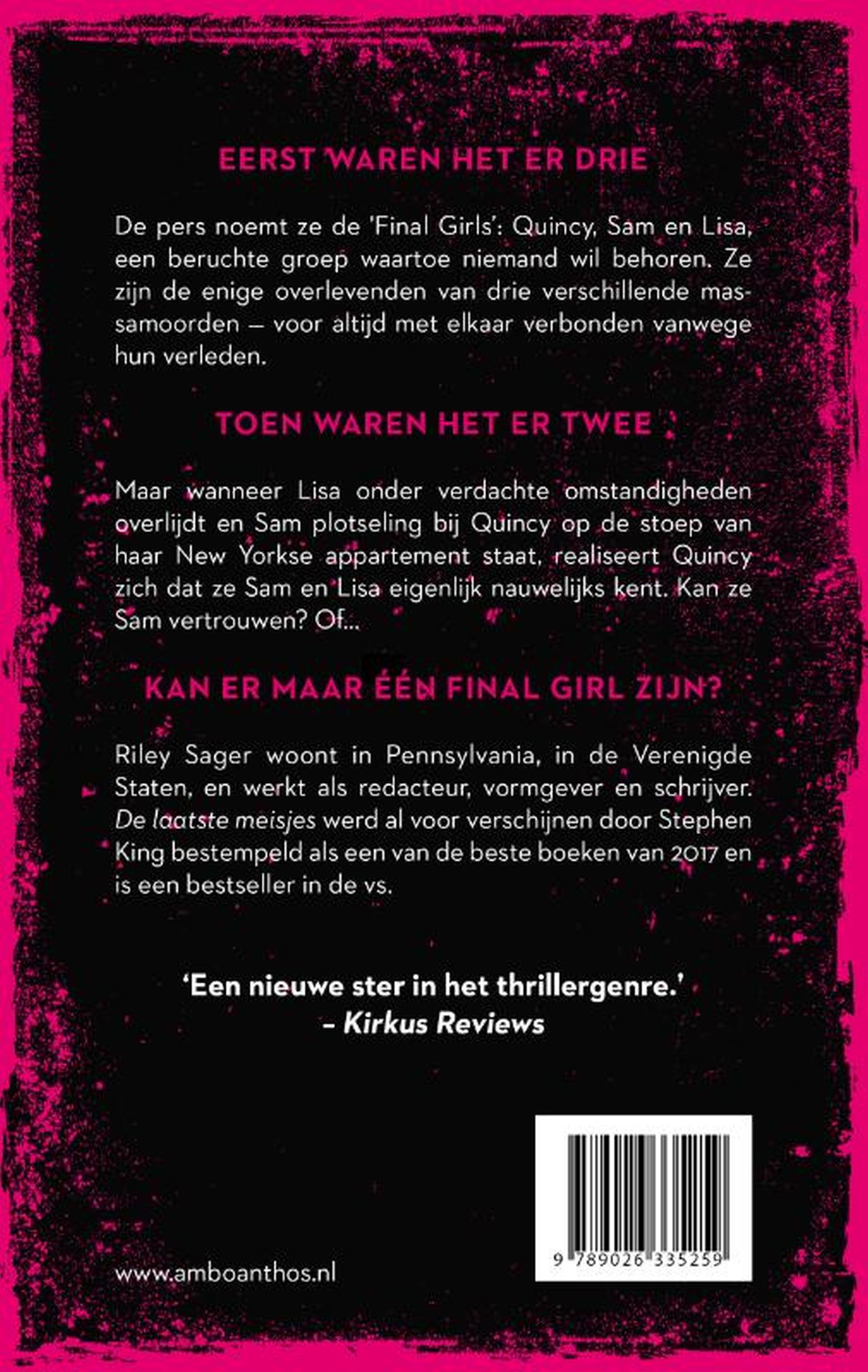 Achterkant van De laatste meisjes