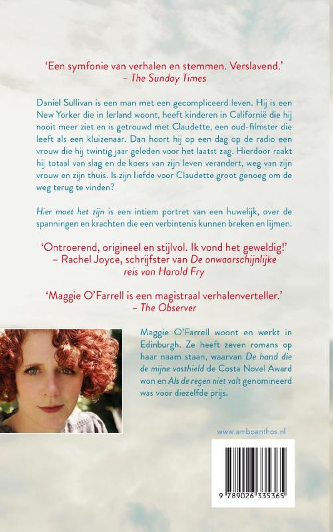 Achterkant van Hier moet het zijn