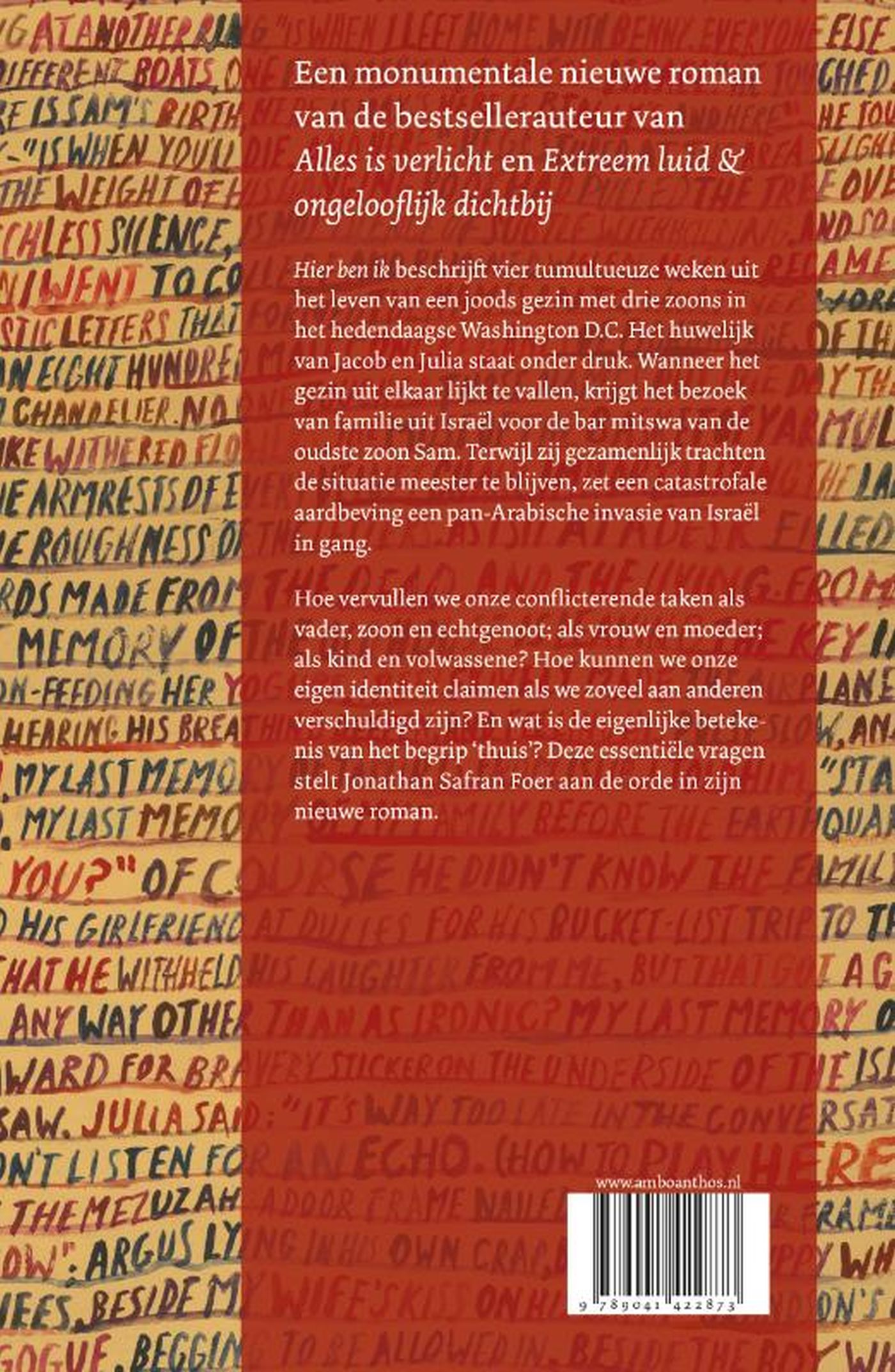 Achterkant van Hier ben ik