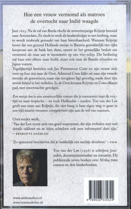 Achterkant van Een meisje loos