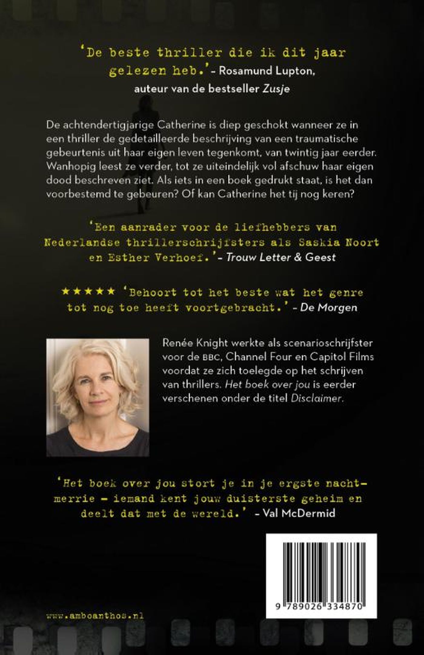 Achterkant van Het boek over jou