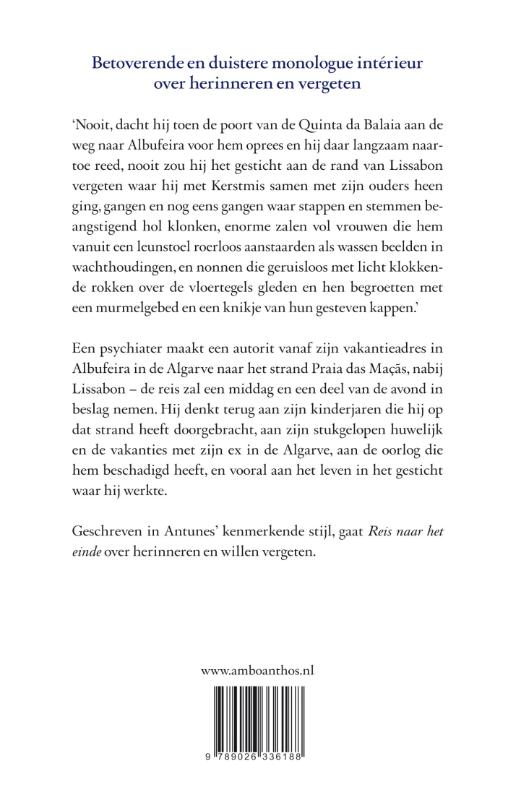 Achterkant van Reis naar het einde