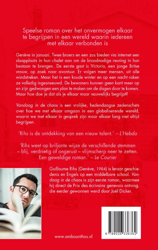 Achterkant van Vandaag in de chaos