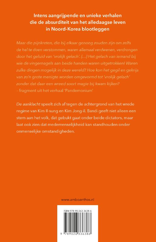 Achterkant van De aanklacht