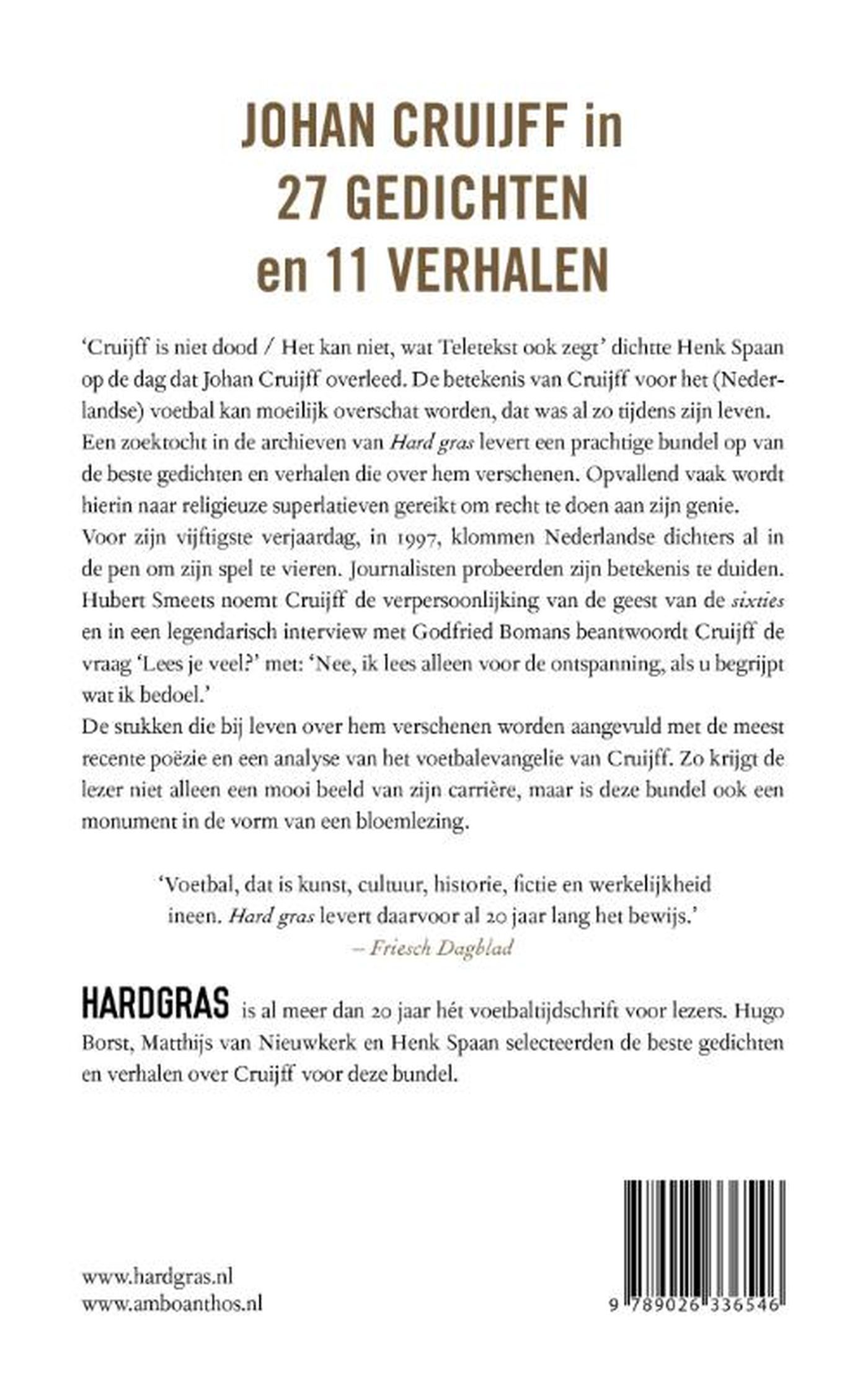 Achterkant van God is dood, Cruijff niet