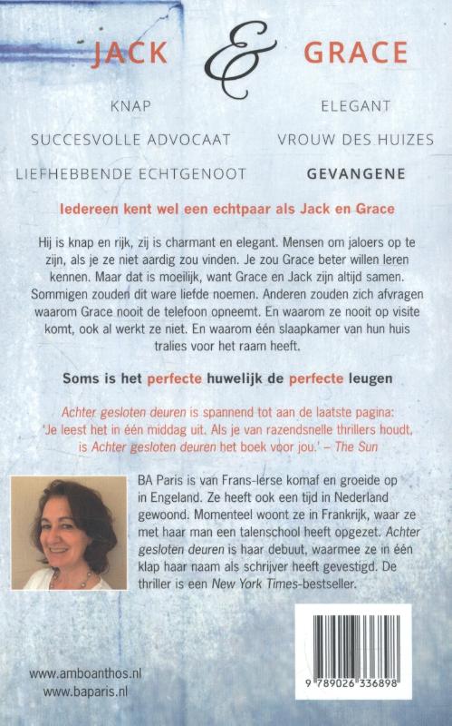 Achterkant van Achter gesloten deuren
