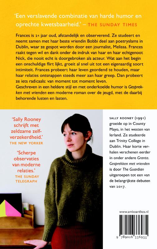 Achterkant van Gesprekken met vrienden