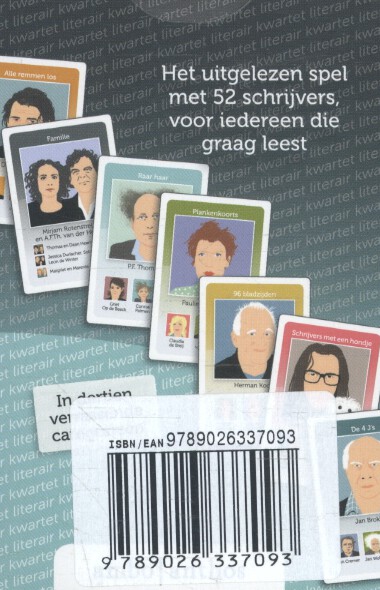 Achterkant van Literair kwartet