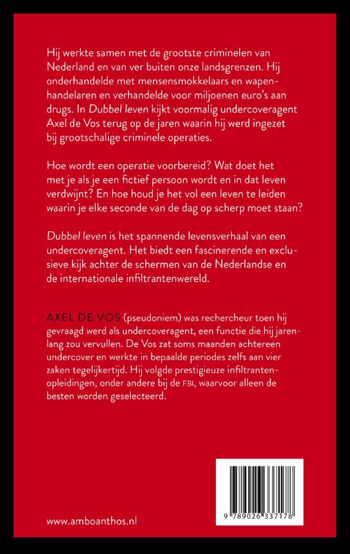 Achterkant van Dubbel leven