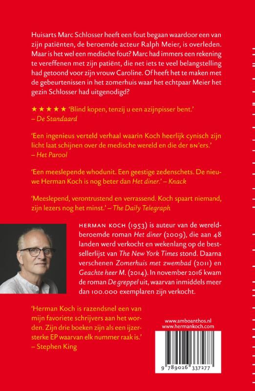 Achterkant van Zomerhuis met zwembad