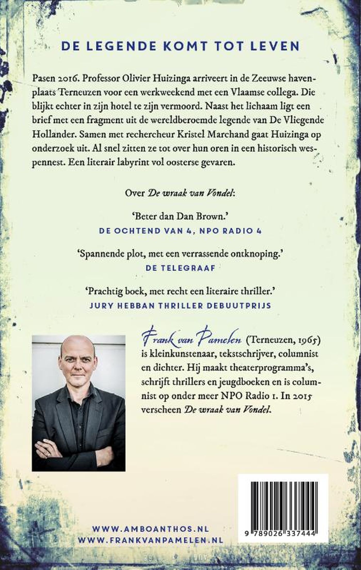 Achterkant van De Vliegende Hollander