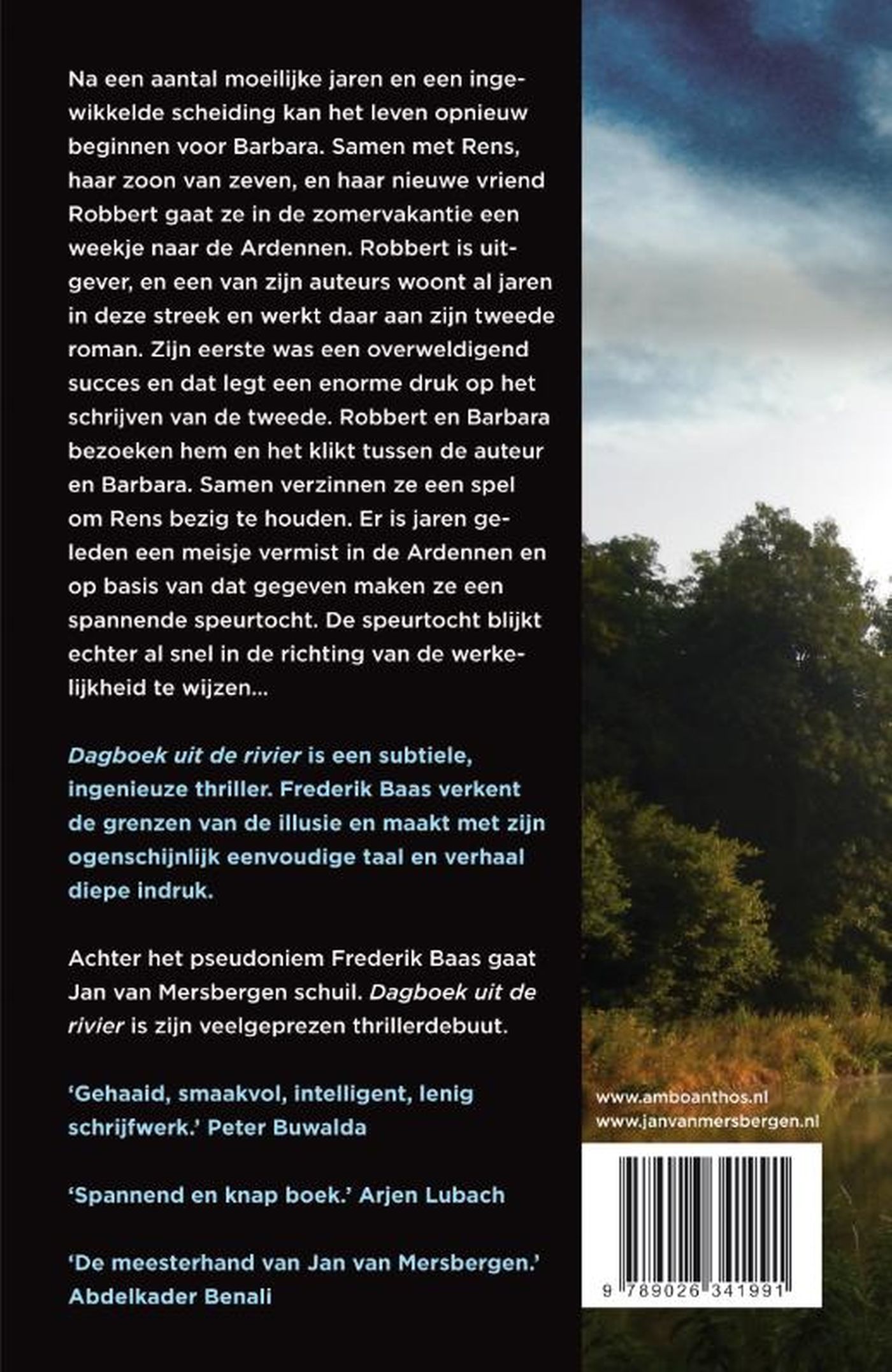 Achterkant van Dagboek uit de rivier