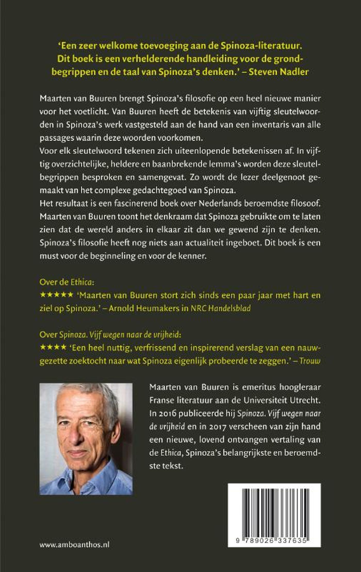 Achterkant van Spinoza