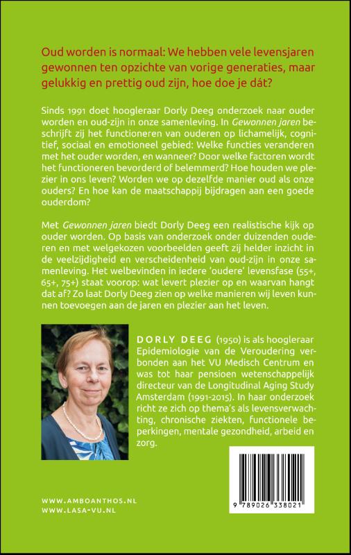 Achterkant van Gewonnen jaren