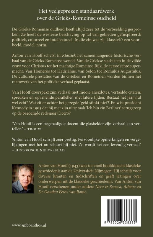 Achterkant van Klassiek