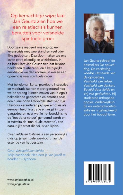 Achterkant van Over liefde en loslaten