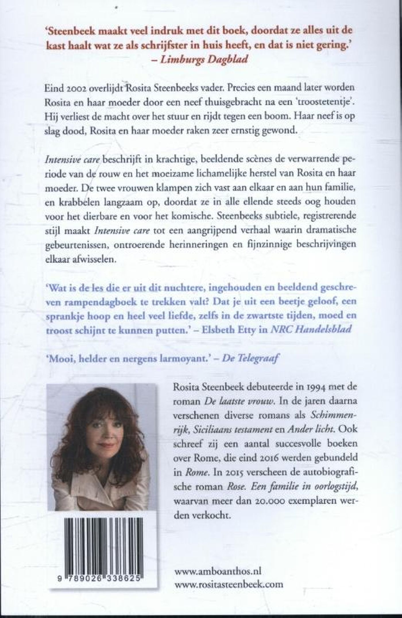 Achterkant van Intensive care
