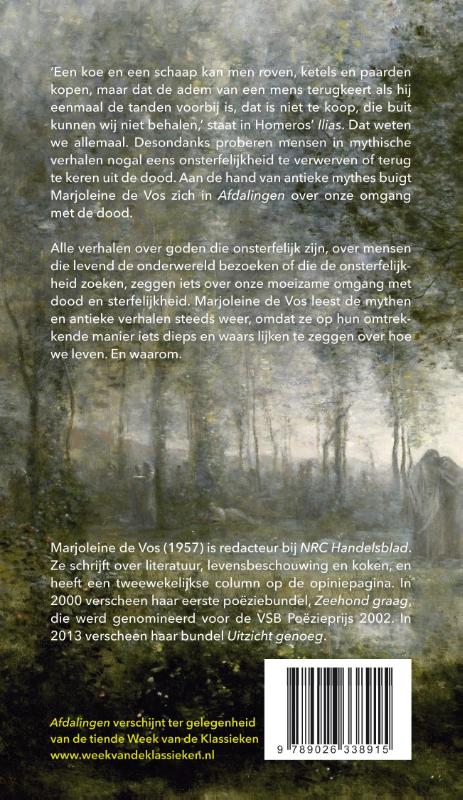 Achterkant van Afdalingen set 10 ex