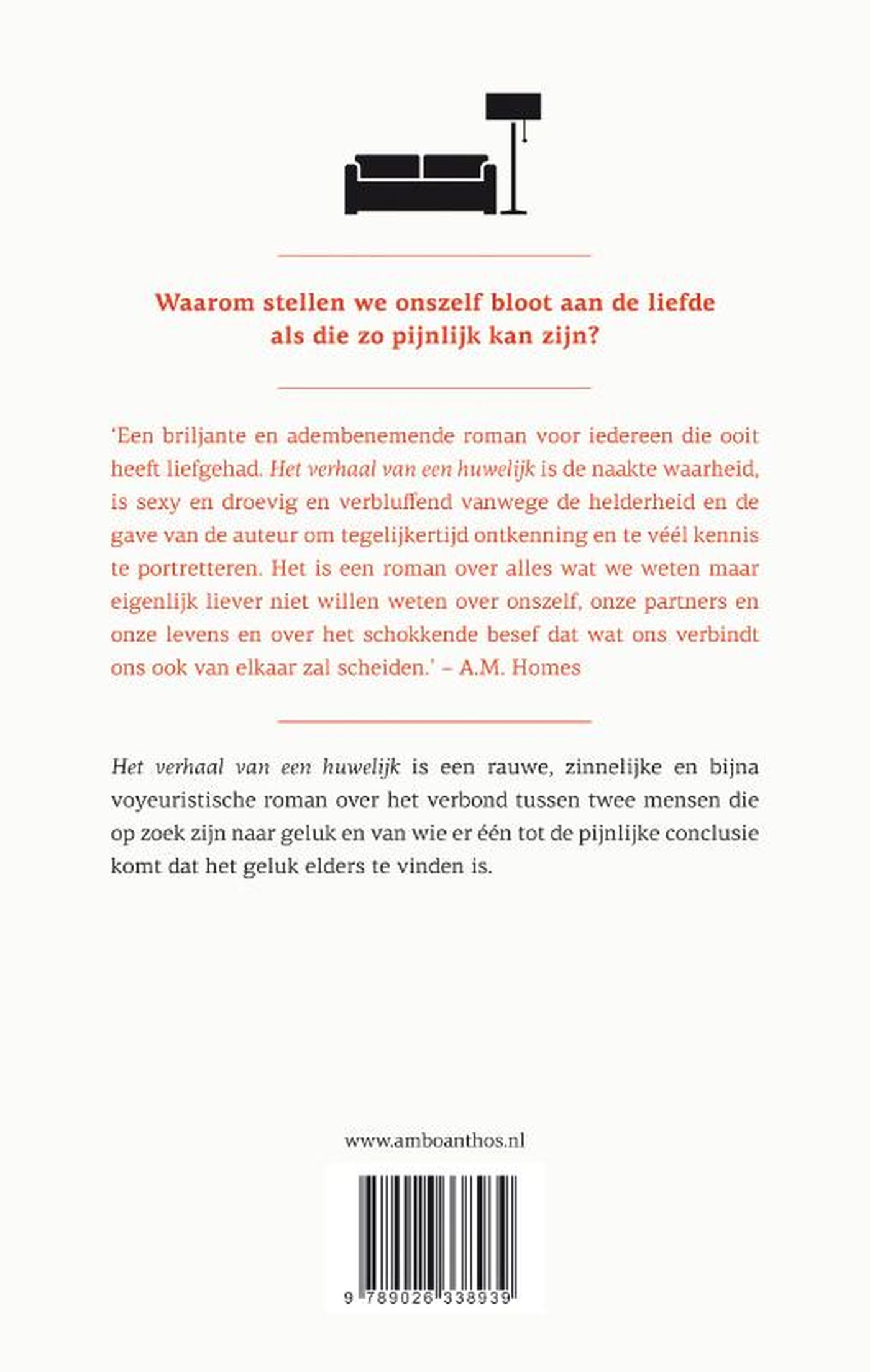Achterkant van Het verhaal van een huwelijk