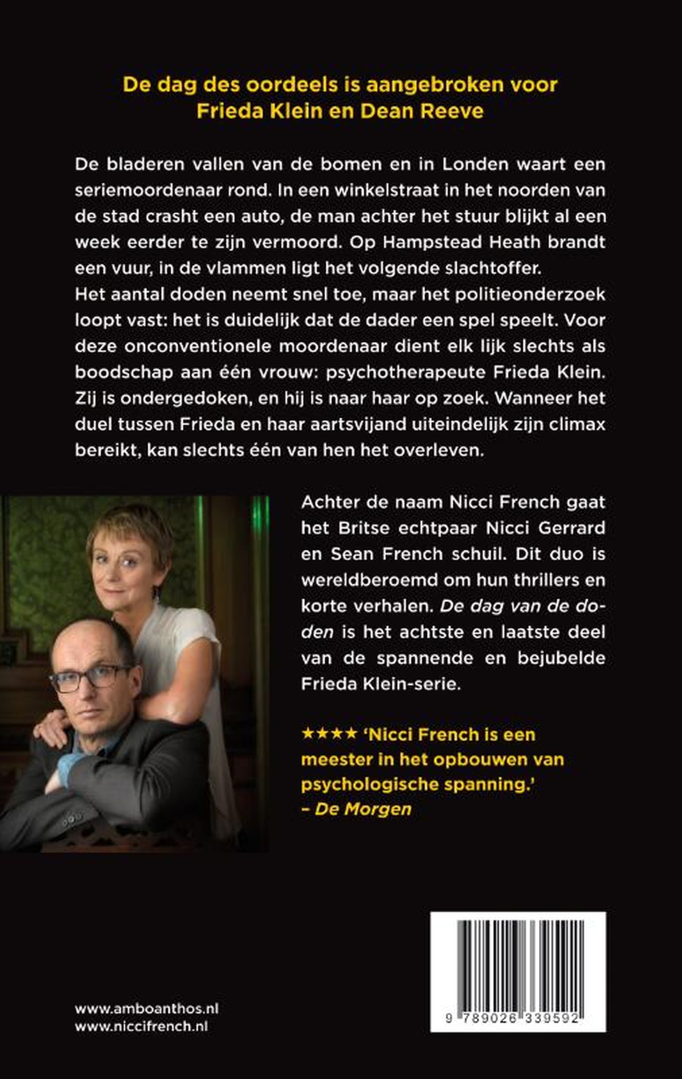 Achterkant van De dag van de doden