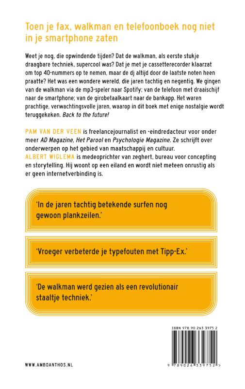 Achterkant van Wonderjaren