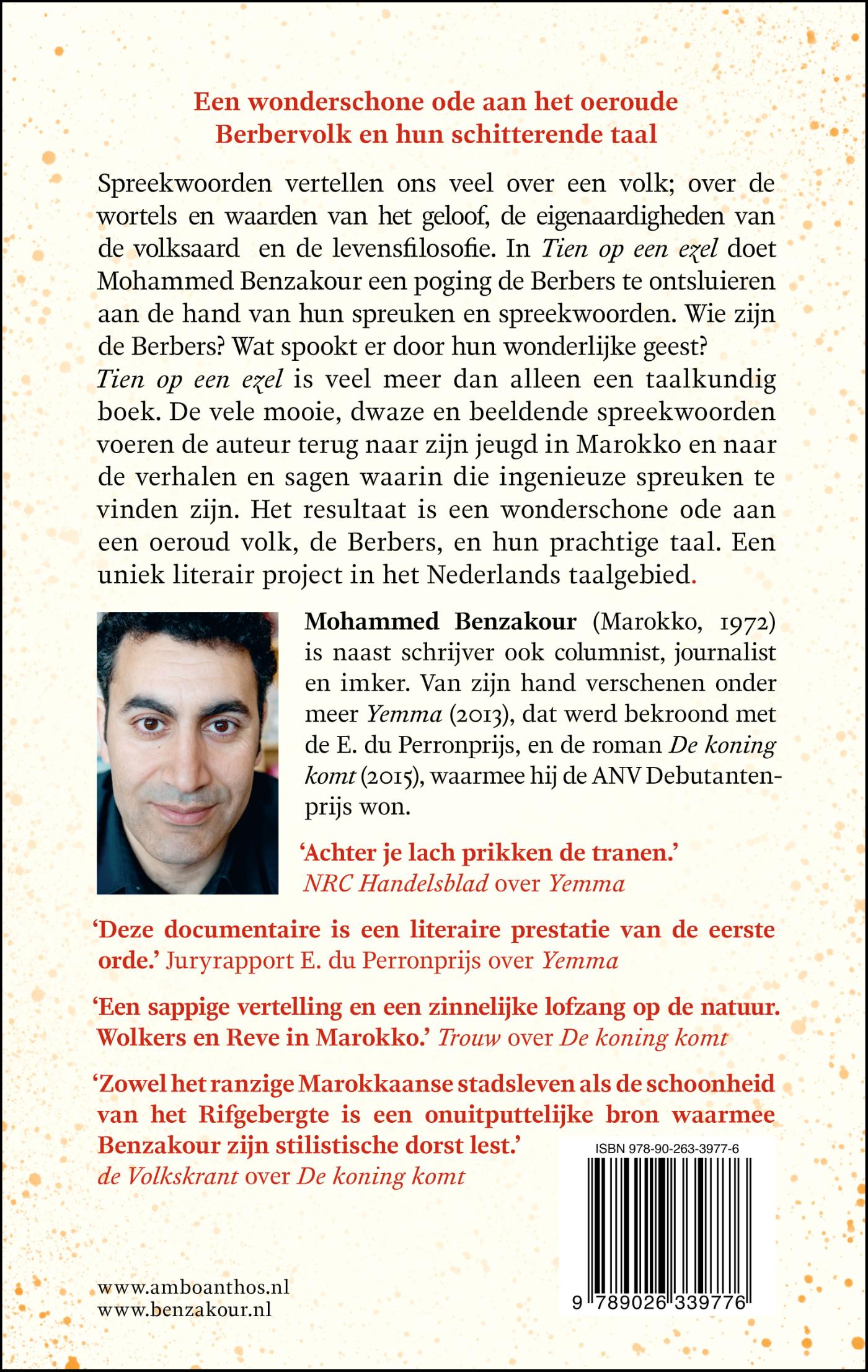 Achterkant van Tien op een ezel