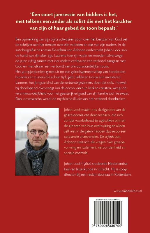 Achterkant van De erfenis van Adriaan