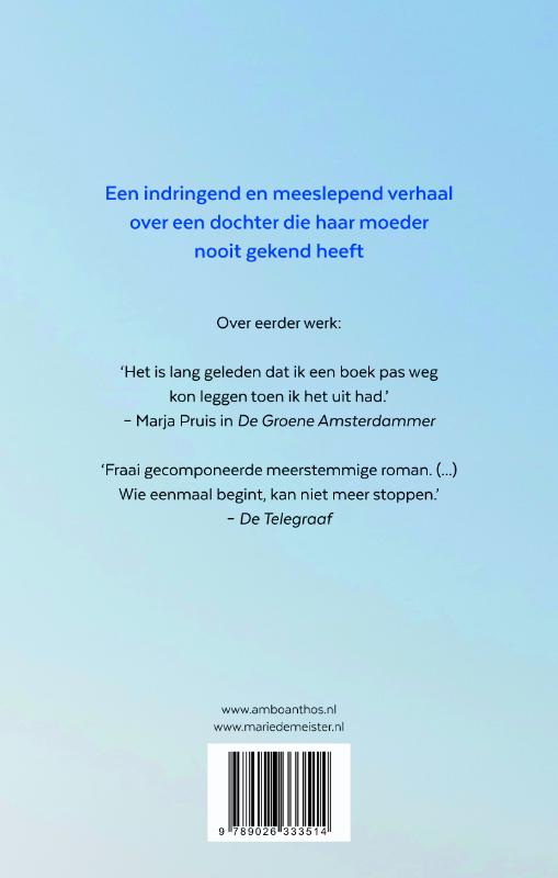 Achterkant van De stilte van Thé