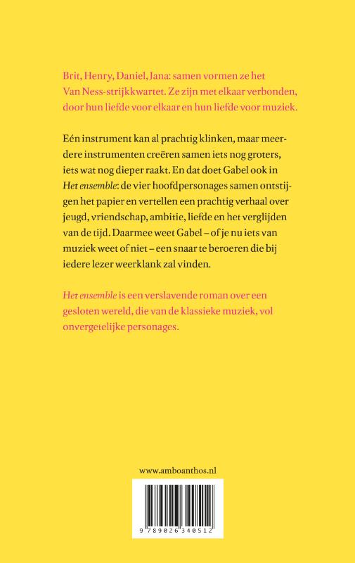 Achterkant van Het ensemble
