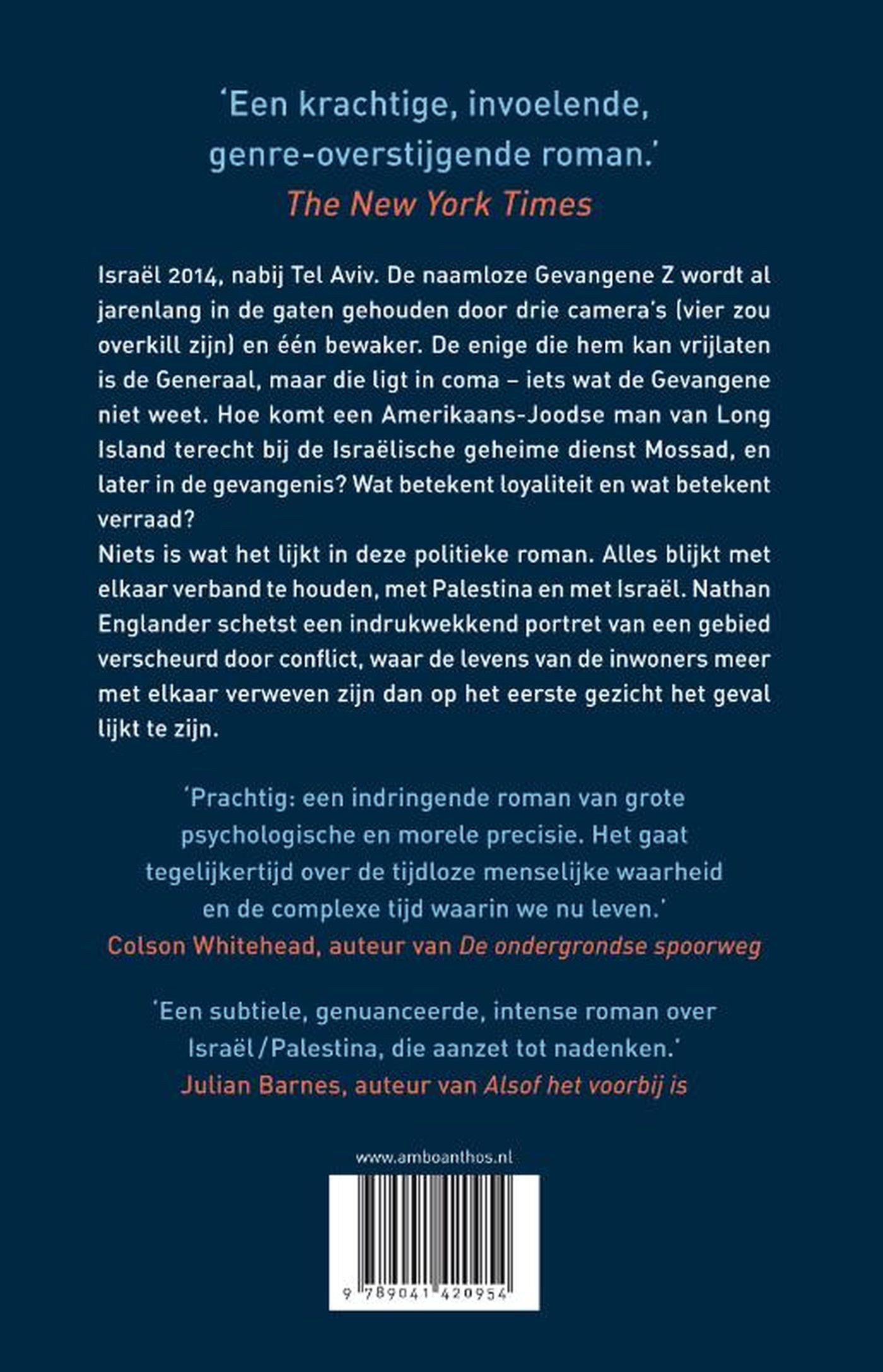 Achterkant van Weerzien in het midden van de aarde