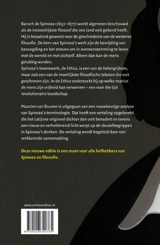 Achterkant van Ethica