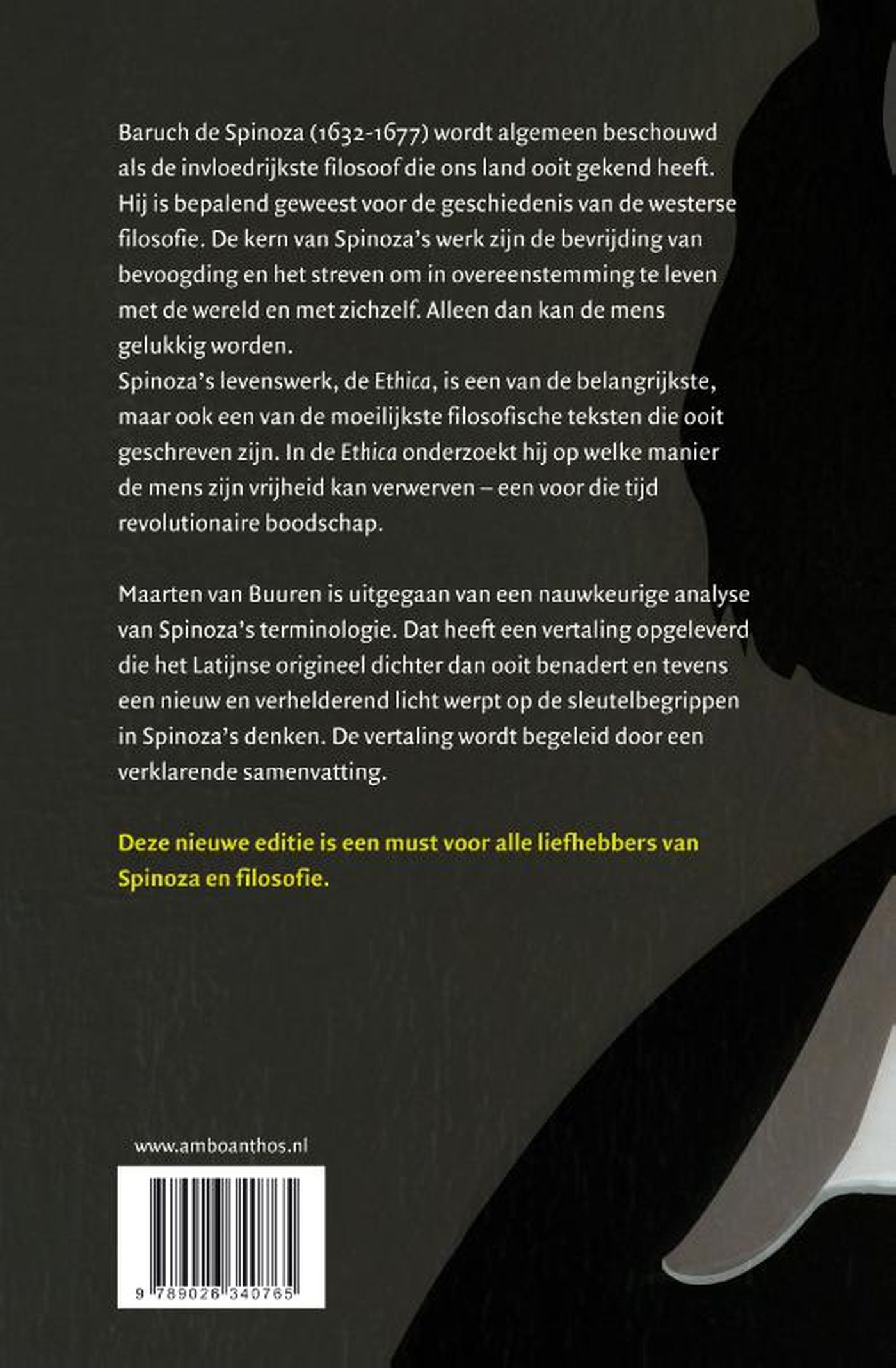 Achterkant van Ethica