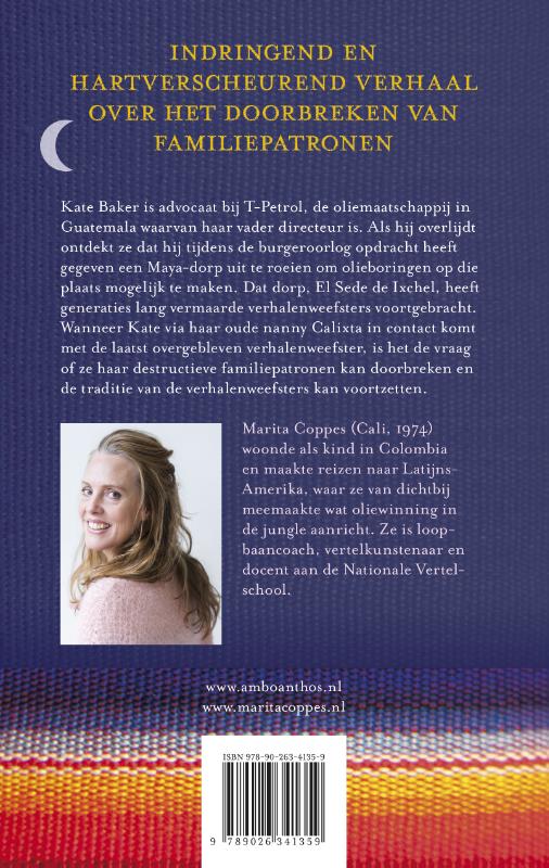 Achterkant van De laatste verhalenweefster