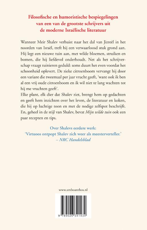 Achterkant van Mijn wilde tuin
