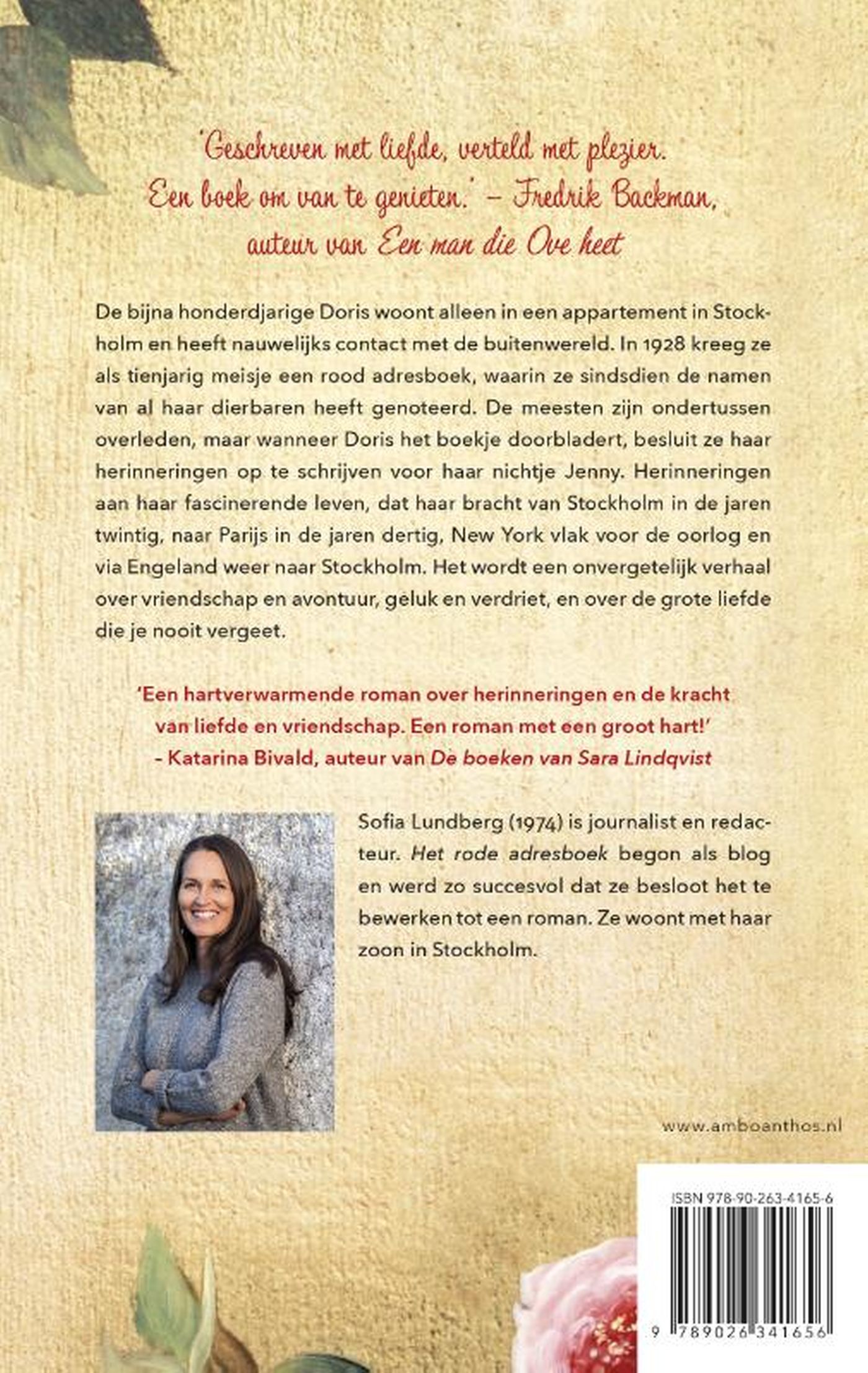 Achterkant van Het rode adresboek