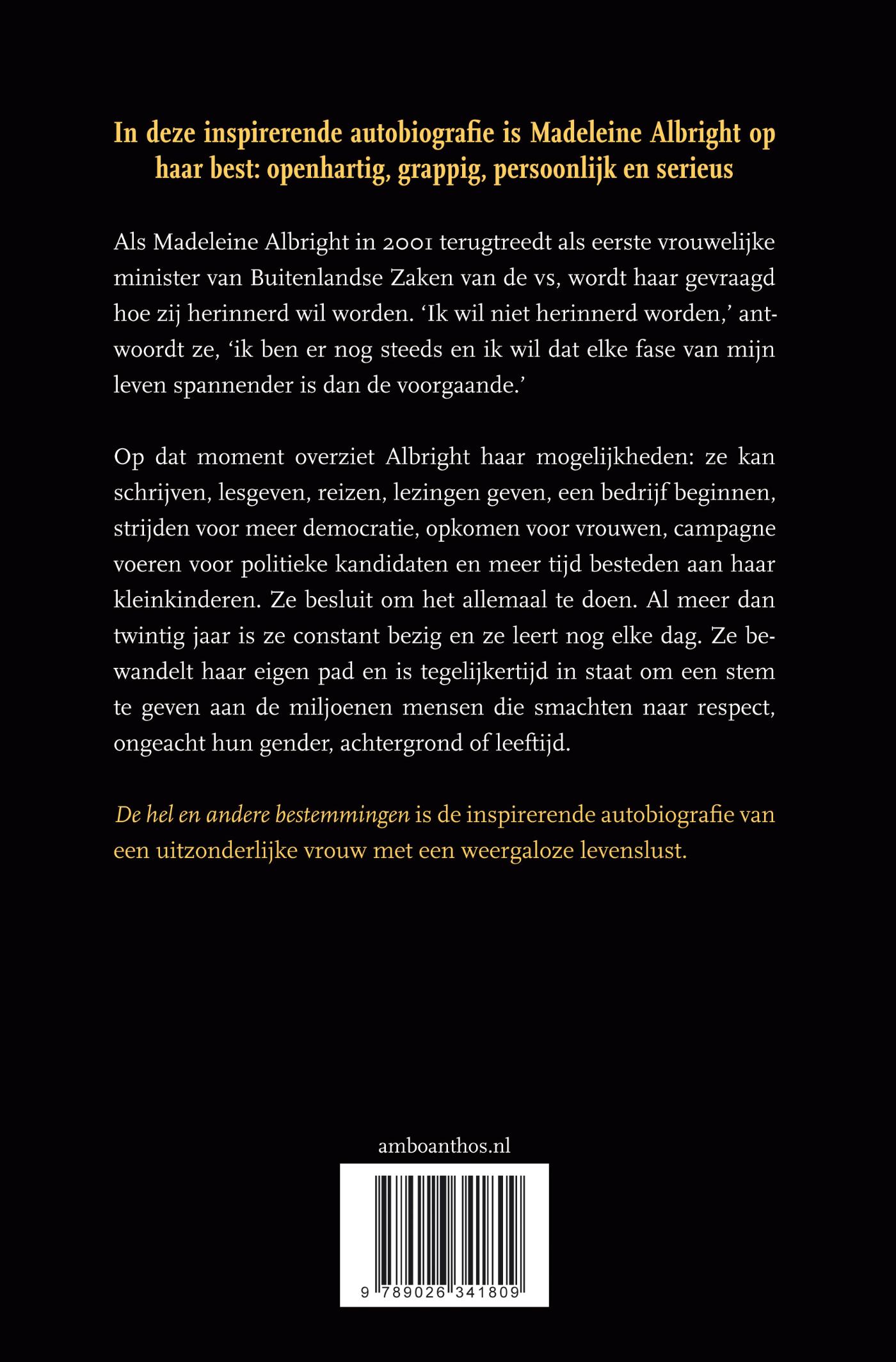 Achterkant van De hel en andere bestemmingen