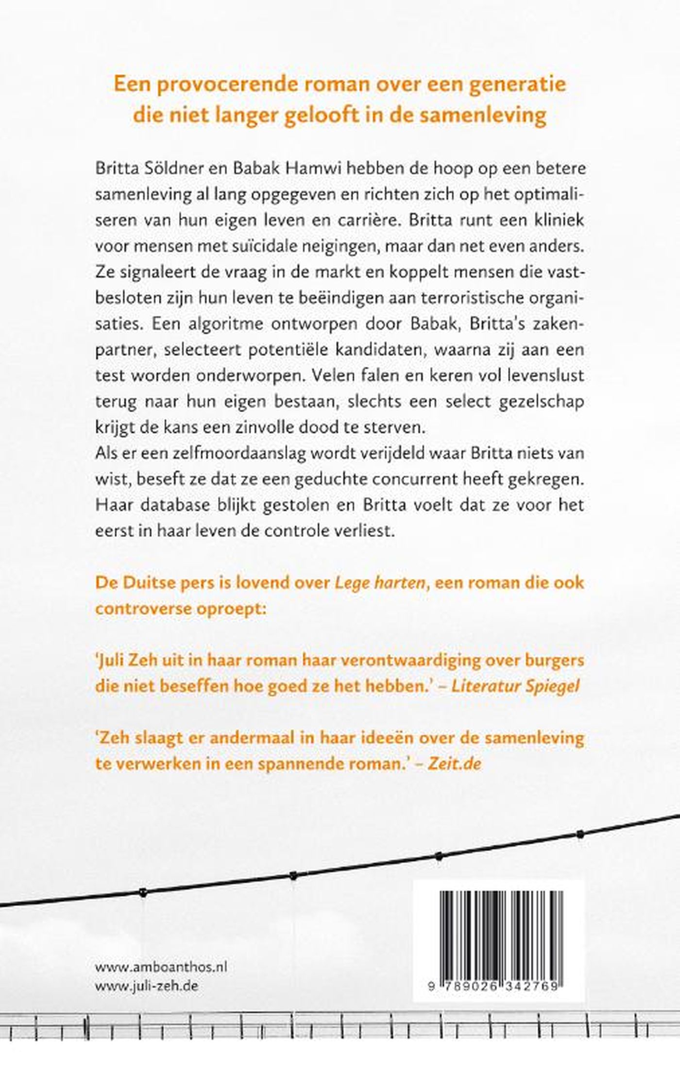 Achterkant van Lege harten