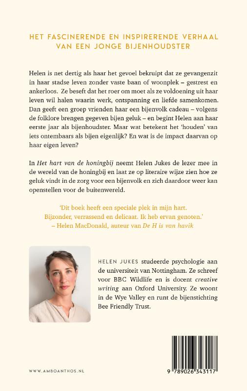 Achterkant van Het hart van de honingbij